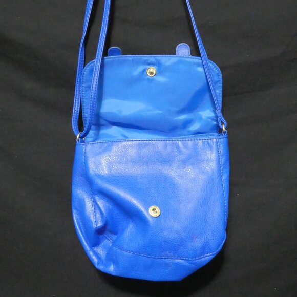 H&M | Blue Faux Leather | Shoulder Bag - Picture 9 of 11